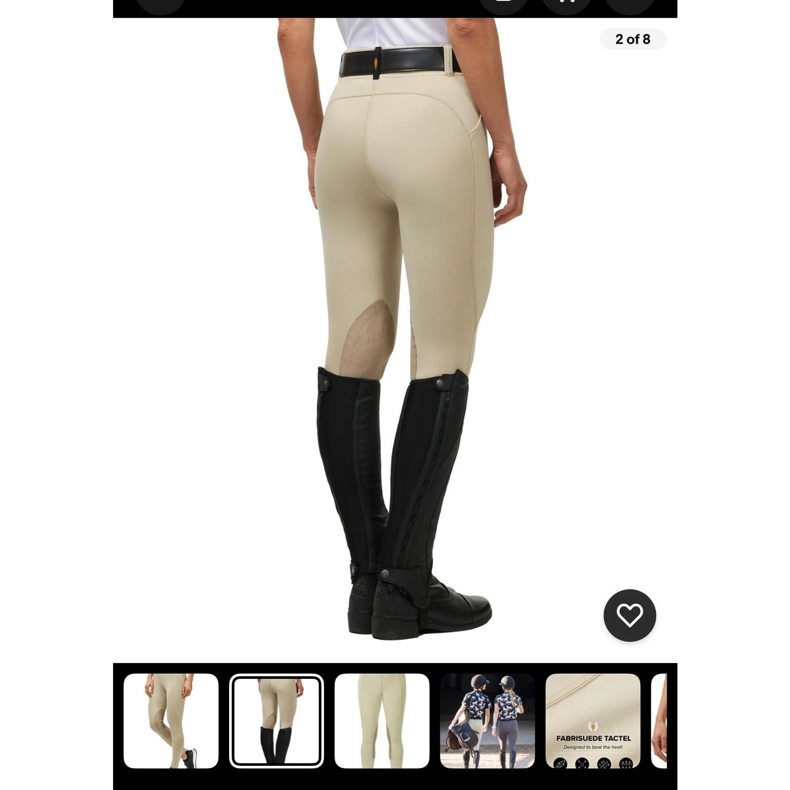 Kerrits Women's Performance Knee Patch Pocket Rid… - image 1