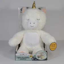DreamGro Unicorn Baby Color Changing Light & Lullaby Soother Music Tummy Glows