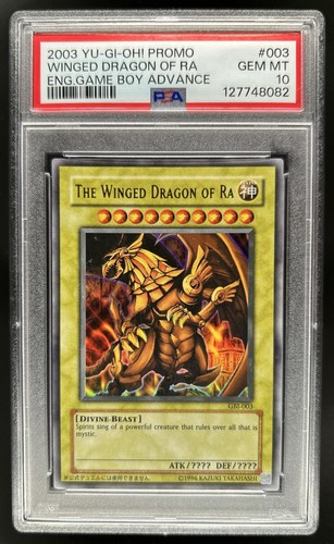 2003 Yu-Gi-Oh Duel Monsters International The Winged Dragon of Ra GBI-003 PSA 10