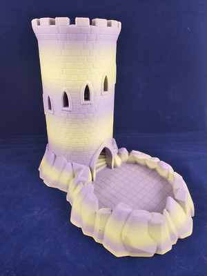 Cash Stuffing - Castle Dice Tower DND Würfelturm Tabletop Gaming 3D gedruckt