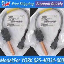 2PCS Air Conditioner Temperature Sensor 2Pins For YORK 025-40334-000 02540334000
