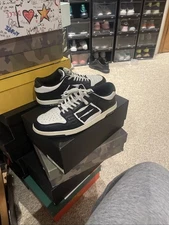 Amiri Skel Top Low Black/White Size 12 US