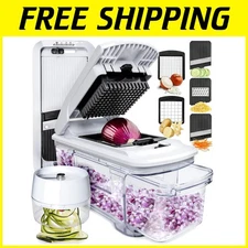 Multipurpose Mandoline & Chopper Set - Bonus Spiralizer