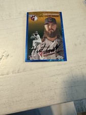 2023 Topps Chr Anniversary - Hunter Gaddis #146 Blue Shimmer Refractor /100 (RC)