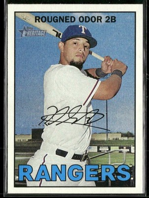 2016 Topps Heritage #108 Rougned Odor 2C