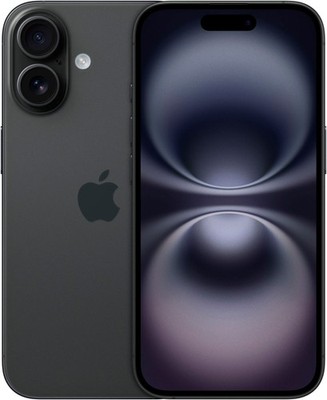 Apple iPhone 16 (128GB) Schwarz  - Apple Austauschgerät. Nagelneu