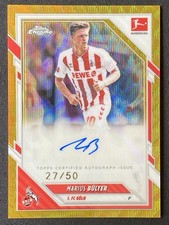 Marius Bulter 2025-26 Topps Chrome Bundesliga Gold Wave Auto /50 #BA-MBU