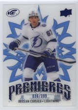 2024-25 Upper Deck Ice Ice Premieres Blue 36/399 Declan Carlile #167 14bn