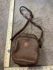 Vintage Spirit of San Francisco Brown Leather Crossbody Bag USA Made