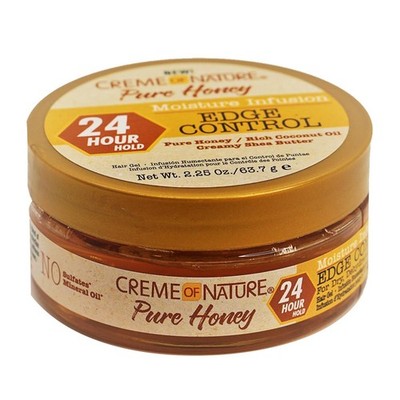 Pure Honey Moisture Infusion Edge Control, 24-Hour Hold for Sleek Styles, Non...