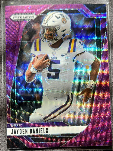 Panini 2025 Prizm Draft Picks Jayden Daniels LSU Tigers #178 Purple Prizm