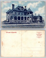 A Home Coleman Texas Mansion Postcard