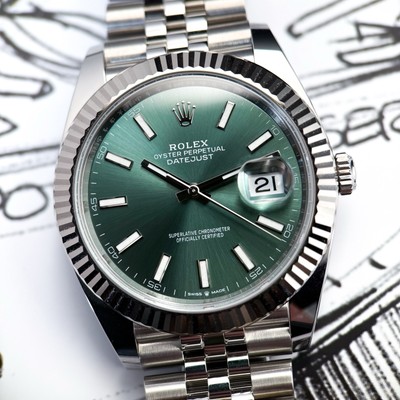 2024 Rolex Datejust 41 126334 Fluted Bezel Jubilee Bracelet Full Set