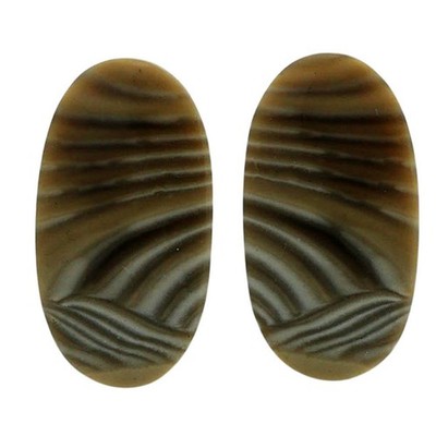 Flint Stone Natural Loose Gemstone Oval 13.15x24.45x4 mm Fall Gift LS133-07004