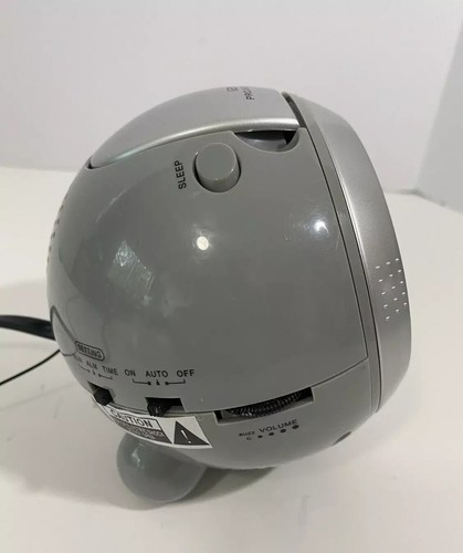 Jensen JCR-222 AM/FM 120° Projection Digital Alarm Clock Radio Round Works Great - Picture 7 of 7