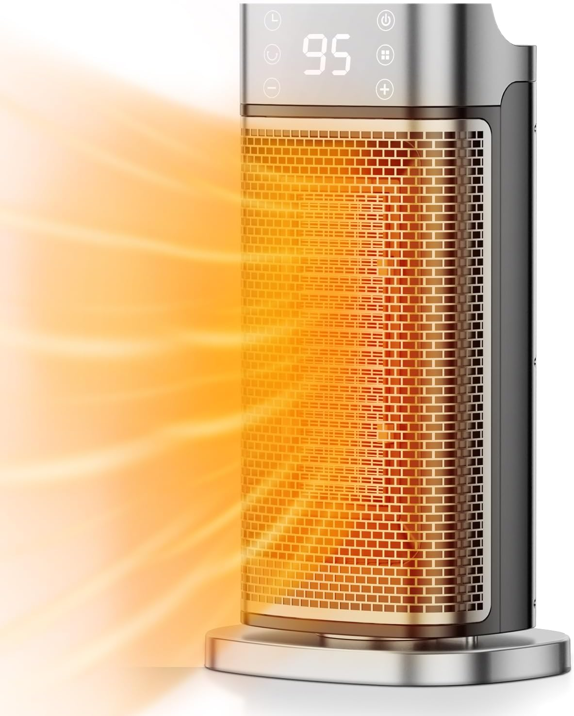 1500W Space Heater with Thermostat for Indoor Heating-image
