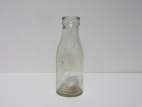 Illinois Glass Company Small Clear Glass Bottle c1915-1929