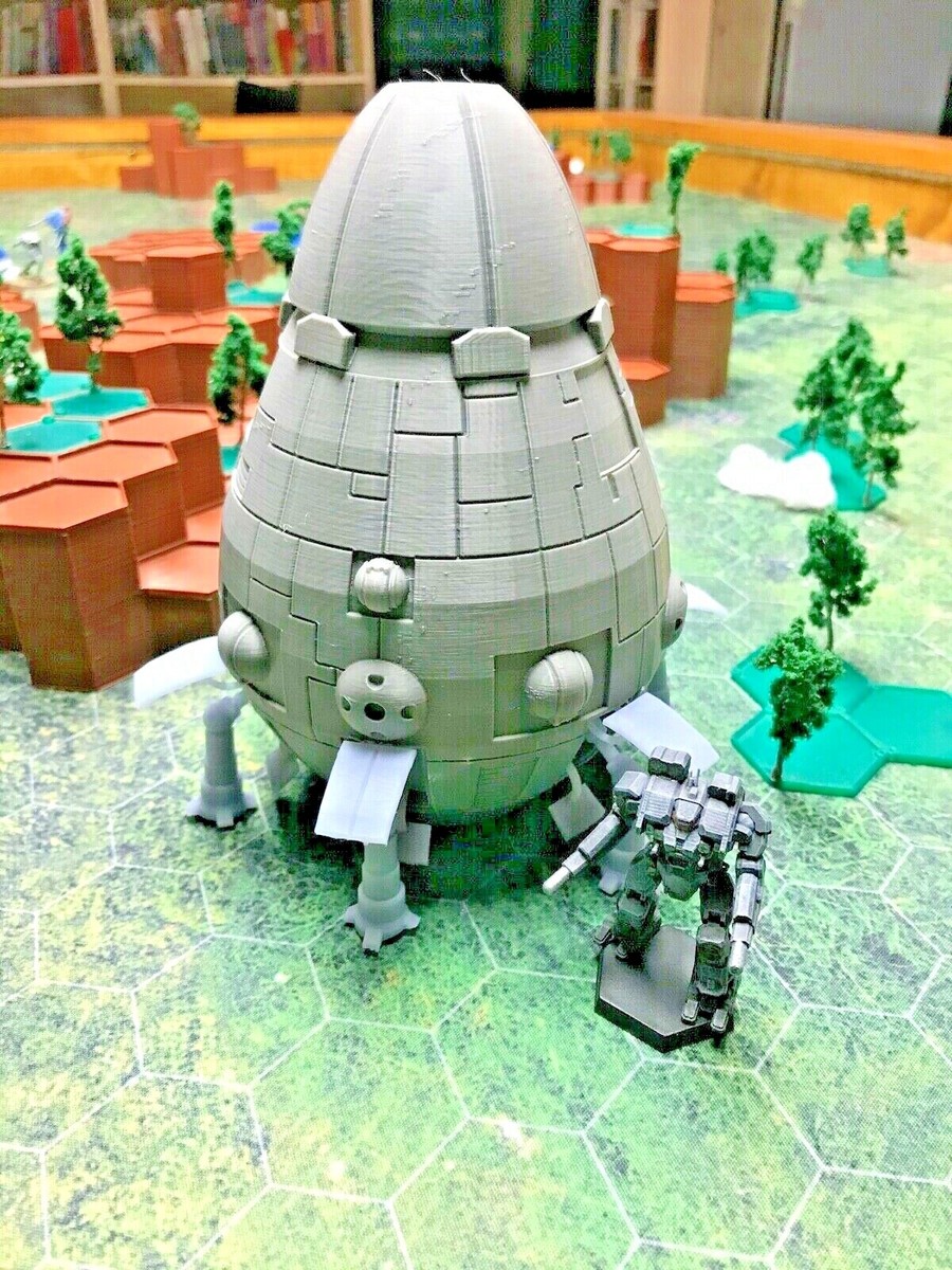 BattleTech | Miniatures | Overlord-class Map Scale DropShip | Expansion | Miniature Game | Catalyst Game Labs | Ages 14
