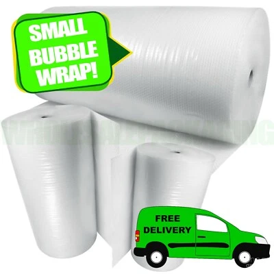 BUBBLE WRAP ROLLS SMALL LARGE (300mm, 500mm, 750mm) - FREE UK NEXT DAY DELIVERY