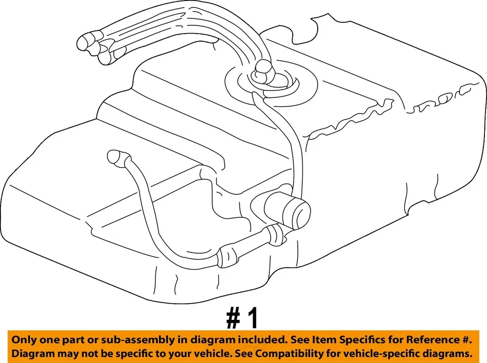Used Fuel Tank fits: 2003 Chevrolet Astro  Grade A - Image 4 of 4