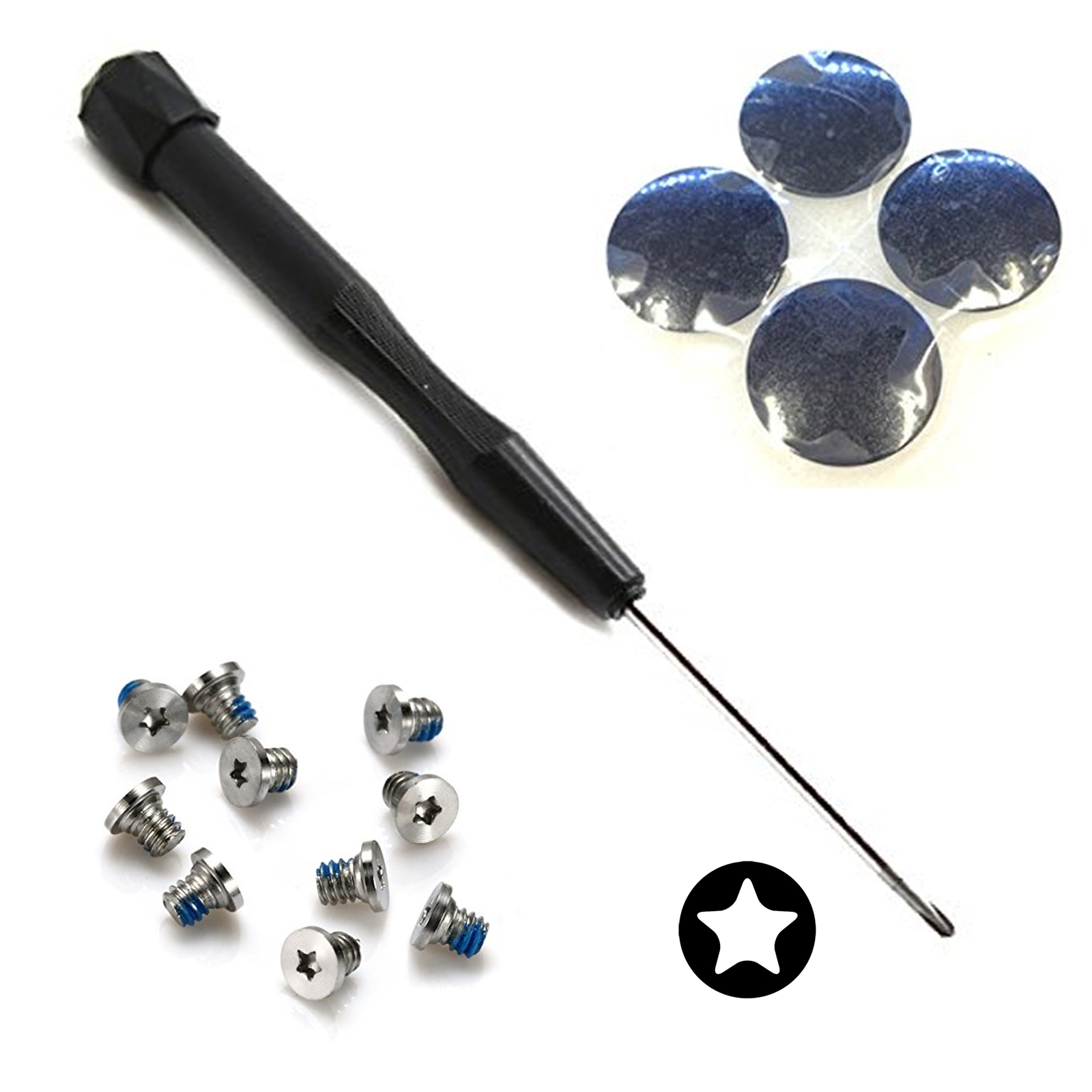 Gummifüße für MacBook Pro Retina+1,2 mm Pentalobe-Schraubendreher& 