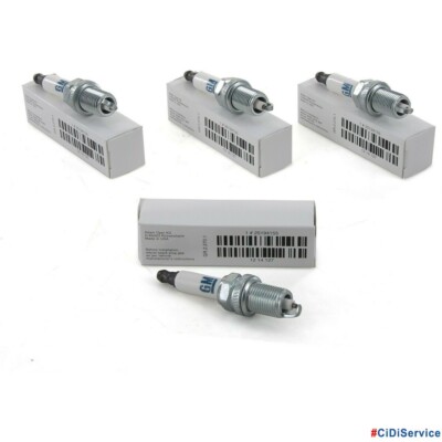 4 Original Spark Plugs GM 25194155 Opel Adam Corsa E 1.4 Corsa D 1.2 LPG/GPL