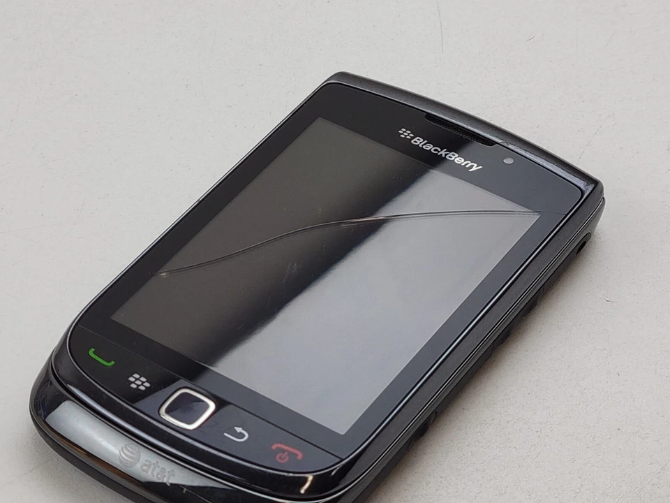 BlackBerry Torch (9800) 4GB (AT&T) QWERTY Slider Smartphone - CRACKED - J7480 - Image 3 of 4