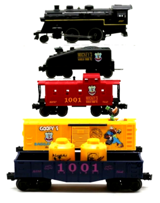 Lionel Mickey's World Tour Train Set 1992 MINT NRFB 027 Gauge