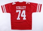 Joe Staley Signed 49ers Jersey (Beckett Holo) San Francisco 6xPro Bowl O-Lineman — photo 1