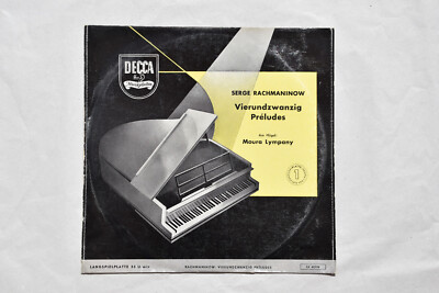Schallplatte LP Serge Rachmaninow Rachmaninov + 24 Preludes + Moura Lympany