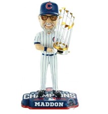 MLB Chicago Cubs Joe Maddon 2016 World Series Champions Bobblehead