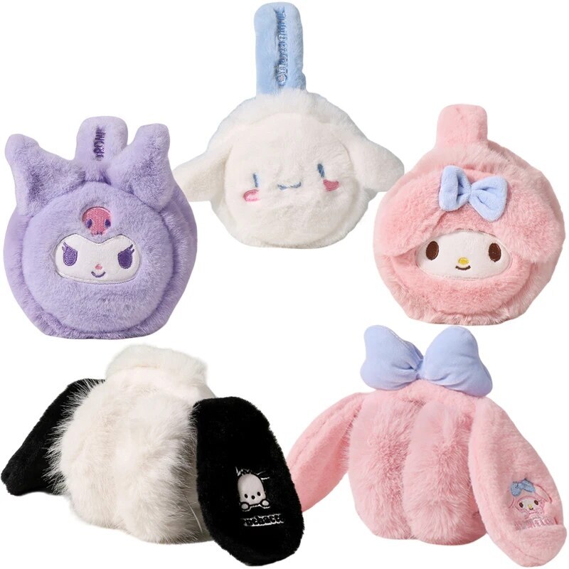 Cinnamoroll Melody Kuromi Pochacco Ear Warmer Antifreeze Earmuffs
