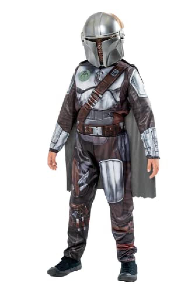 (TG. 9-10 anni) Rubies Star Wars Official - Costume di lusso The Mandalorian (ba