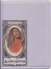 RARE 2017 ALLEN & GINTER VASHTI CUNNINGHAM BLACK MINI CARD #70 ~ HIGH JUMP ~ QTY