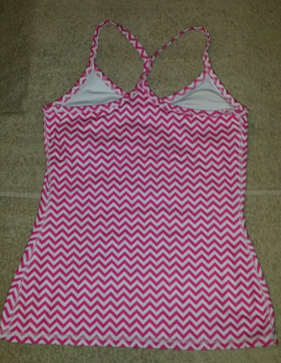 Mujer Gap Body Rosa y Blanco Sujetador Deportivo/Camiseta sin Mangas Camisa Talla XS Xsmall Foto 4 de 4