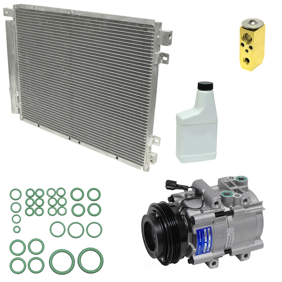 For A/C Condenser, Compressor, Seal, Orif Tube & Oils Kit 2003-2006 Kia Sorento - Image 2 of 4