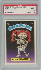 1985 Topps OS1 Garbage Pail Kids Series 1 BONY JOANIE 29a GLOSSY Card PSA 9 MINT