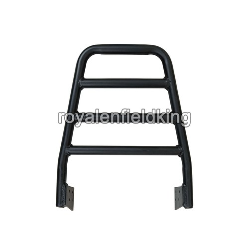 Fit For Royal Enfield Super Meteor 650 "Rear Luggage Rack With Backrest, Black" - Picture 7 of 15