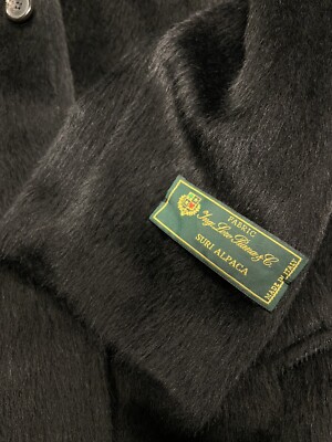 100 Authentic Supreme Loro Piana Alpaca Wool Overcoat Black 100 Authentic Supreme Loro Piana Alpaca Wool Overcoat Black
