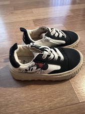 ZARA Kids Black MINNIE MOUSE DISNEY SNEAKERS Size 22