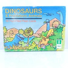 Dinosaur Flash Cards Learning Educational 1987 5722 Ideal School Supply