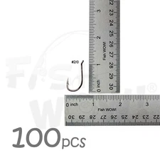 100pcs Fish WOW!® Size 2/0 Fishing J shape Octopus Hooks Hi-carbon Black Nickel 