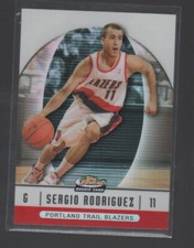 SERGIO RODRIGUEZ 2006-07 FINEST REFRACTOR ROOKIE CARD #53