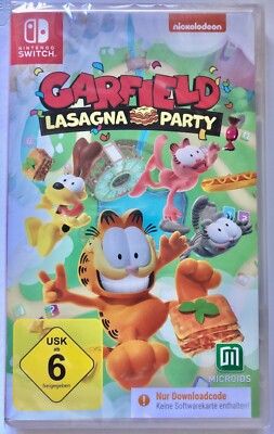Nintendo Switch Garfield Lasagna Party - Nikelodeon