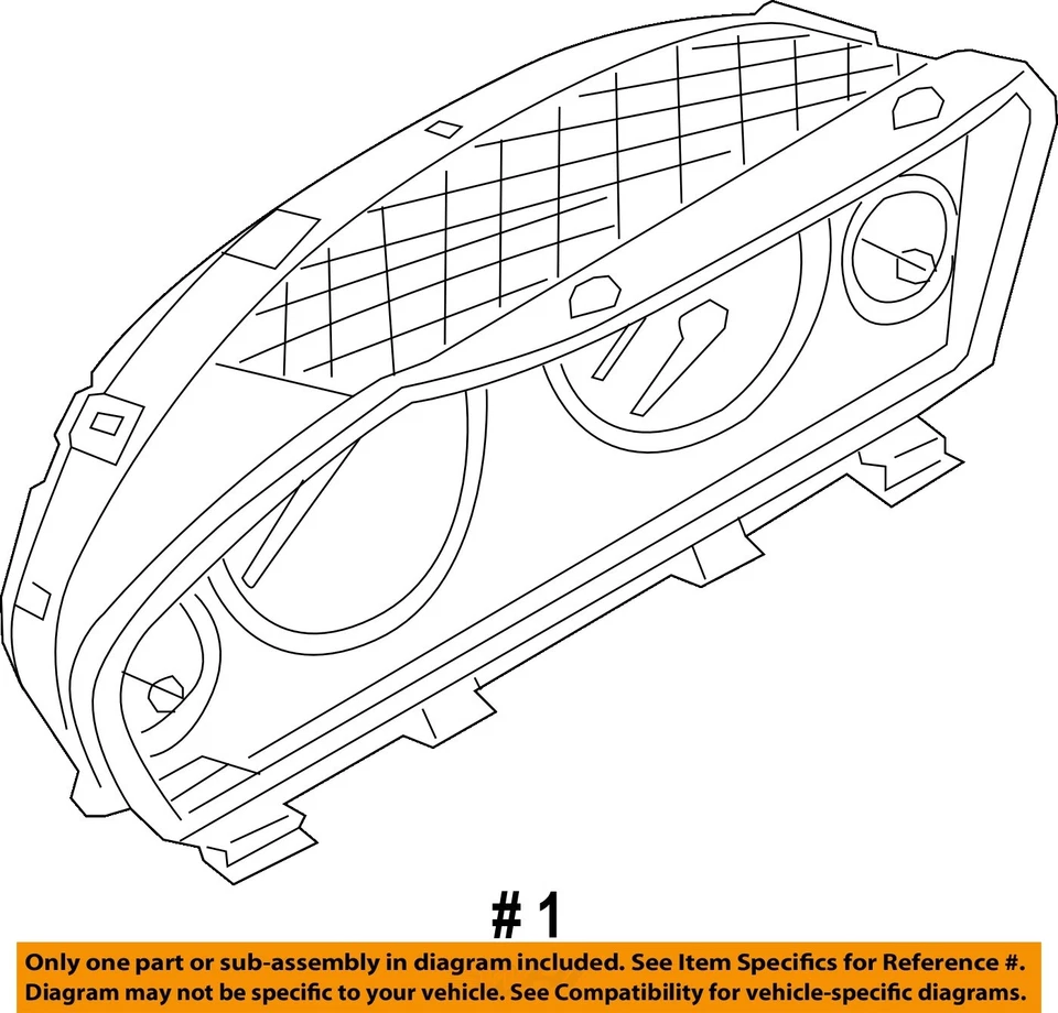 Medidor de velocímetro usado se adapta a: BMW M4 2015 clúster MPH grado A Foto 3 de 4