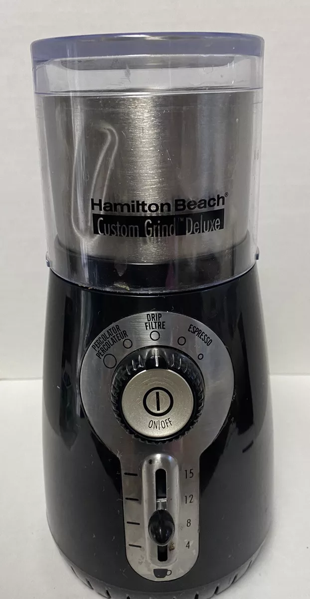 Hamilton Beach Custom Grind Coffee Grinder - Black