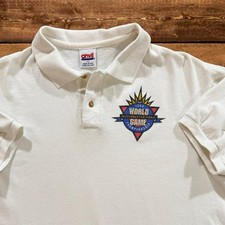 Vintage Blockbuster Video World Game Championship 1994 Men's Shirt RARE White