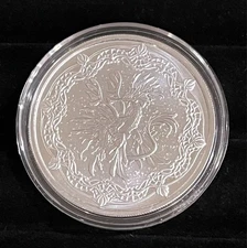 SAMOA 2022 SEA DRAGON 2 TALA One Ounce .999 Fine Silver Art Round