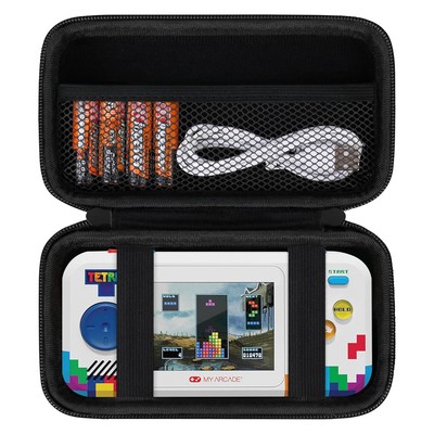 Supmay Hard Travel Case for My Arcade Atari Pocket Player Pro, Black+Black 