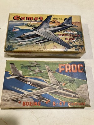Original issues: 1955 1/130 Comet Douglas B-66 & 1956 Frog Boeing B-47 Stratojet